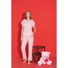 Madame Clara Dantel Detaylı Viscon Kısa Kollu Kadın Pijama Takımı