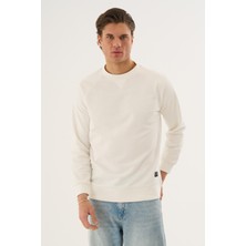 Bisiklet Yaka Basic Sweatshirt