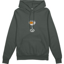 The Lucid Lab Aperitivo   Oversize Hoodie - Antrasit