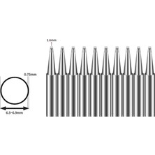Bakon 600-1.6D Havya Ucu (10 Adet Olarak Gönderilecektir)