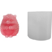 Tahtakale Toptancı Silikon 3D Sevimli Kirpi Mum Kalıbı