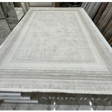 Kumru Oturma Odası Halısı Bambu Halı %100 Vizon Krem