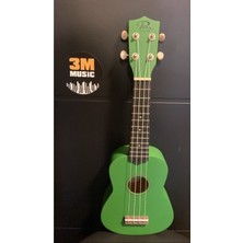 Yeşil Soprano Ukulele Kılıf ve Pena Seti, Şık ve Dayanıklı Tasarım