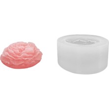 Tahtakale Toptancı Silikon 3D Küçük Boy Şakayık Çiçeği Mum Kalıbı
