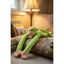 Rozitoys Elleri Yapışan Oyun ve Uyku Arkadaşı Peluş Maymun Yeşil