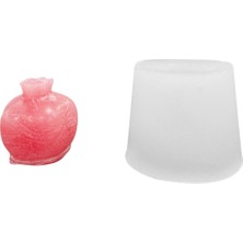 Tahtakale Toptancı Silikon 3D Küçük Boy Nar Mum Kalıbı