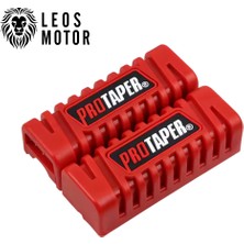 Leos Motor Protaper Motosiklet Ön Basamak Lastiği Kırmızı - Cup - Cg Uyumlu