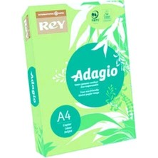 Rey Renkli Fotokopi Kağıdı Renkli Kağıt A4 80 gr Parlak Yeşil - 30 Adet