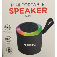 3B Bilişim Mını Portable Speaker LED Lıght