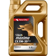 Petrol Ofisi Maxima Cx 5W30 3,2 Litre (2025 Yılı Üretim)