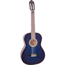 Velencia VC103T Bus Mavi 3/4 Klasik Gitar Kılıf ve Hediyelerle Komple