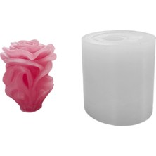 Tahtakale Toptancı Silikon 3D Dev Gül Mum Kalıbı