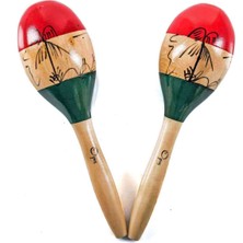 El Yapımı Ahşap Marakas, Doğal Ses ve Şık Tasarım ile Keyifli Müzik Deneyimi