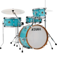Tama LJK48H4-AQB  Club-Jam Aqua Blue 4 Parça (18B/10T/14F/13S) Aksamlı Akustik Davul Seti