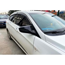 Tuning Vadisi Hyundai Accent Blue Sinyalsiz Batman Yarasa Ayna Kapağı Piano Black / 2011-2018