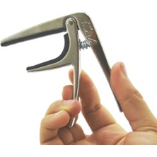 Krom Gitar Kapo, Hafif ve Dayanıklı Kelepçe, Pratik Kullanım