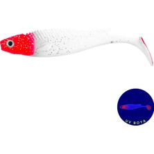 Silikon Balık - 10G 100MM - Fishack Predatorx - Uv Boyalı - Redhead