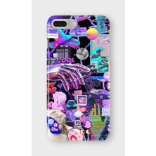 Lelia iPhone 6/6s Plus Uyumlu Baskılı Şeffaf Telefon Kılıfı | Koleksiyon: Neondream District