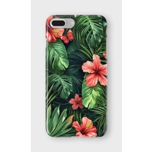 Lelia iPhone 6/6s Plus Uyumlu Baskılı Şeffaf Telefon Kılıfı | Koleksiyon: Floraluxe Botanica