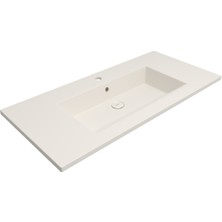 Bocchı Bocchi Milano Etajerli Lavabo Parlak Bisküvi 100 cm - 1105-014-0126