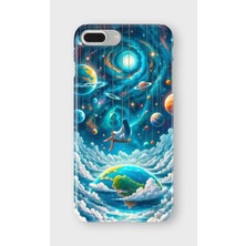 Lelia iPhone 6/6s Plus Uyumlu Baskılı Şeffaf Telefon Kılıfı | Koleksiyon: Cosmicwhisper Skyset