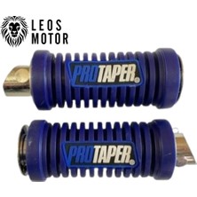 Leos Motor Protaper Motosiklet Arka Basamak Lastiği Mavi - Cup - Cg Uyumlu