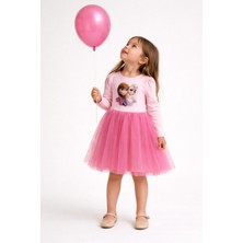 Palmero Tütülü Kız Elbise