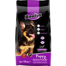 Yavru Köpek Maması - Bonisa - Kuzu Etli/prinçli - 15 kg
