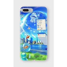 Lelia iPhone 6/6s Plus Uyumlu Baskılı Şeffaf Telefon Kılıfı | Koleksiyon: Aeroglass Mirage