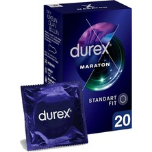 Durex Maraton 20 Li Prezervatif + Boğumlu Anal Plug + Yumurta Mas.türbatör "mast.ürbasyon Orga.zm Seti" C-8085-CAMAN3