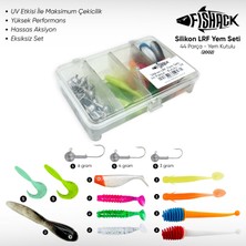 Silikon Lrf Yem Seti - 44 Parça - Yem Kutulu - Fishack (2002)