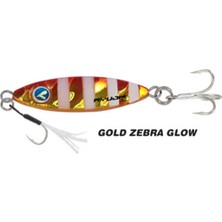 Metal Jig Yem - Ryuji Zuby - 43MM 15GR - Gold Zebra Glow