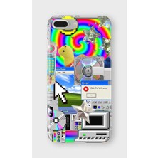 Lelia iPhone 6/6s Plus Uyumlu Baskılı Şeffaf Telefon Kılıfı | Koleksiyon: Aeroglass Mirage