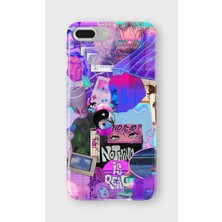 Lelia iPhone 7/8 Plus Uyumlu Baskılı Şeffaf Telefon Kılıfı | Koleksiyon: Neondream District