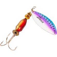 Savex Turna Levrek Alabalık Döner Olta Kaşık - Alp Long - Rainbo Mavi - NO:1/12GR