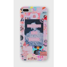 Lelia iPhone 6/6s Plus Uyumlu Baskılı Şeffaf Telefon Kılıfı | Koleksiyon: Queenmode Femme