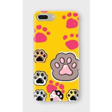Lelia iPhone 6/6s Plus Uyumlu Baskılı Şeffaf Telefon Kılıfı | Koleksiyon: Pawprint Stories