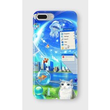 Lelia iPhone 7/8 Plus Uyumlu Baskılı Şeffaf Telefon Kılıfı | Koleksiyon: Aeroglass Mirage