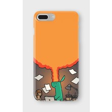 Lelia iPhone 6/6s Plus Uyumlu Baskılı Şeffaf Telefon Kılıfı | Koleksiyon: Memecraft Studio