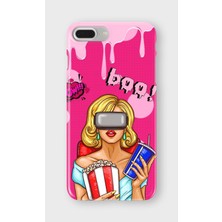 Lelia iPhone 7/8 Plus Uyumlu Baskılı Şeffaf Telefon Kılıfı | Koleksiyon: Queenmode Femme