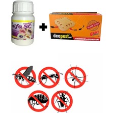 Deepest Alfa Sc 50 ml Kokusuz Haşere Ilacı + 6’lı Hamam Böceği & Karınca Yem Istasyonu – 2'li Set