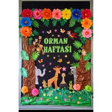 Promisebackdrop2 150X200CM Orman Hatırası Okul Etkinlik Kumaş Pano