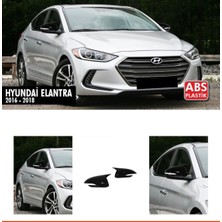 Tuning Vadisi Hyundai Elantra Sinyalli Batman Yarasa Ayna Kapağı Piano Black / 2016 - 2018 Elentra