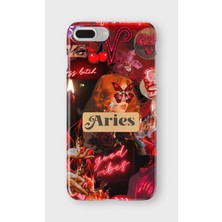 Lelia iPhone 7/8 Plus Uyumlu Baskılı Şeffaf Telefon Kılıfı | Koleksiyon: Zodiacmuse Celestia