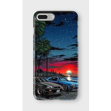 Lelia iPhone 6/6s Plus Uyumlu Baskılı Şeffaf Telefon Kılıfı | Koleksiyon: Turboline Streetworks