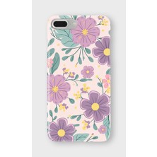 Lelia iPhone 7/8 Plus Uyumlu Baskılı Şeffaf Telefon Kılıfı | Koleksiyon: Pastelbloom Soft Series