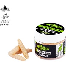 Fishack Yüzen Silikon Kurt - Glow Alabalık Yemi - 37MM - Sarımsak Kokulu - Ekmek Içi - Trout Bait