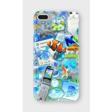 Lelia iPhone 6/6s Plus Uyumlu Baskılı Şeffaf Telefon Kılıfı | Koleksiyon: Aeroglass Mirage