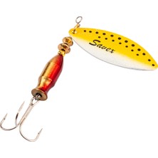 Savex Turna Levrek Alabalık Döner Olta Kaşık - Alp Long - Rainbo Sarı - NO:1/12GR