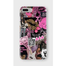 Lelia iPhone 6/6s Plus Uyumlu Baskılı Şeffaf Telefon Kılıfı | Koleksiyon: Chromatica Aura